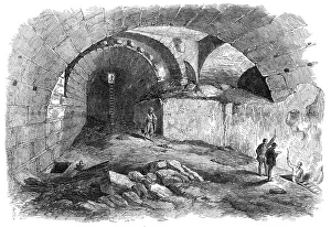 Archaeologist Prints: The Explorations at Jerusalem: Wilson's Arch, Haram Wall, 1869. Creator: Unknown