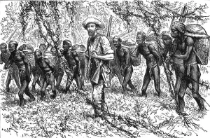 Bearer Prints: An Exploring Expedition in Unknown Tonquin; The Expedition on the March to the Donnai River