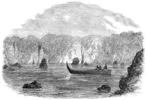 Paddling Prints: An Exploring Party on the West Coast of New Zealand: floating down the River Teramakau