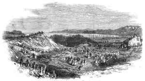 Plumstead Greenwich England Prints: The explosion of gunpowder magazines at Erith:…the powder-magazines after the explosion