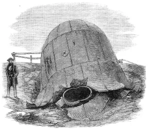Industrial Accident Prints: The explosion at Millfield Ironworks: portion of the boiler hurled to a distance of 250 yards