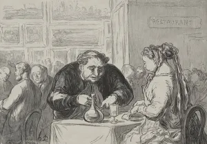Honoredaumier French Prints: Exposition des beaux-arts: au buffet amour de lart et de la cotelette. Creator