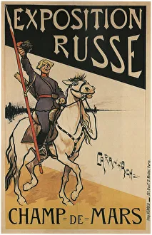 Exposition Russe Champ-De-Mars, 1895. Artist: Caran d'Ache (1858-1909) Exposition Russe Champ-De-Mars, 1895. Artist: Caran d'Ache (1858-1909)