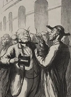 Honoredaumier French Prints: Exposition universelle: Linspection des photographies aux tourniquets... Creator