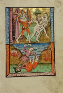 Expulsion Prints: The Expulsion, about 1480-1490. Creator: Unknown