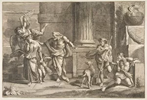 The Expulsion of Hagar, 1646-70. Creator: Charles Masse