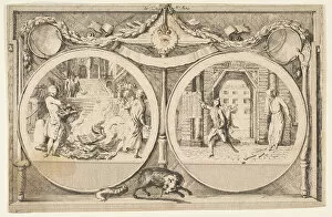 Expulsion Collection: The Expulsion of the Jesuits, 1761. Creator: Gabriel de Saint-Aubin