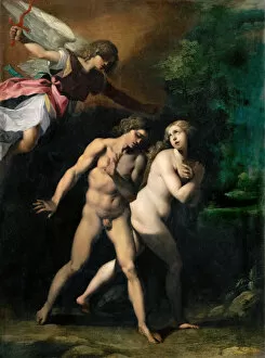 Virgins Gallery: The Expulsion from the Paradise, ca. 1597