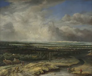 Koninck Prints: An Extensive Landscape with a Hawking Party