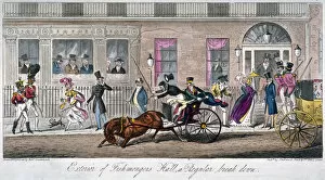 Bystanders Gallery: Exterior of Fishmongers Hall, a Regular break down, 1824