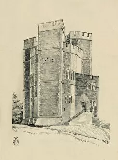 Charles Henry Bourne Quennell Collection: Exterior of Orford Castle, Suffolk (the Battlements restored), (1931). Artist