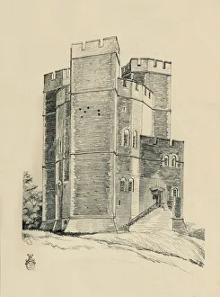 Marjorie Courtney Prints: Exterior of Orford Castle, Suffolk (the Battlements restored), (1931). Artist