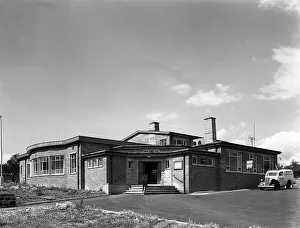 Barnsley Gallery: Exterior of the Royston Working Mens Club Barnsley, South Yorkshire, 1962. Artist