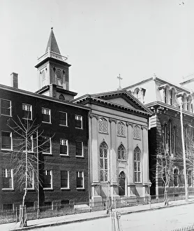 Convent Prints: Part of exterior view of Georgetown Visitation Preparatory School