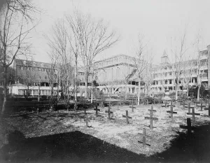 Convent Prints: Exterior view of Georgetown Visitation Preparatory School
