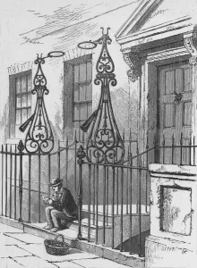 Ward Downey Prints: Extinguishers, Berkeley Square, 1890