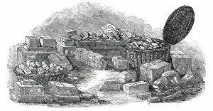 Parcel Prints: Extraordinary Accumulation of Postage Stamps, 1850. Creator: Unknown