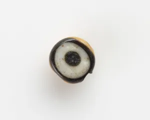 Jewelry And Ornament Gallery: Eye-bead, with a lateral bore; the eyelet broken off, New Kingdom, 1550-1307 BCE