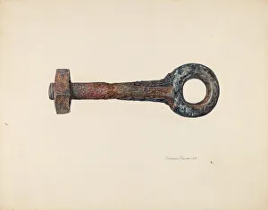 Secor Clarence Prints: Eye Bolt, 1938. Creator: Clarence Secor