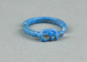 Eye of Horus (Wedjat) Finger Ring, Egypt, New Kingdom, late Dynasty 18 (about 1325 BCE)