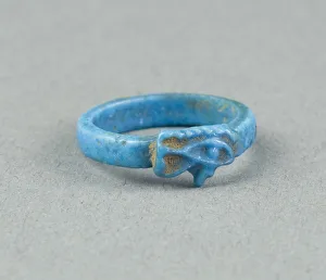 Eye of Horus (Wedjat) Finger Ring, Egypt, New Kingdom, late Dynasty 18 (about 1325 BCE)