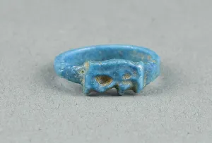 Eye of Horus (Wedjat) Finger Ring, Egypt, New Kingdom, late Dynasty 18 (about 1325 BCE)