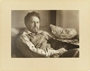 Pound Prints: Ezra Pound, 1939. Creator: Genthe, Arnold (1869-1942)
