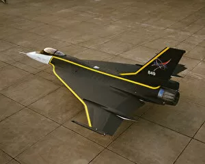 Nineties Collection: F-16XL with custom paint, USA, 1993. Creator: NASA