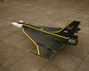 Nineties Collection: F-16XL with custom paint, USA, 1993. Creator: NASA