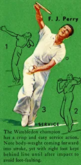 Arm Movement Gallery: F. J. Perry - Service, c1935. Creator: Unknown