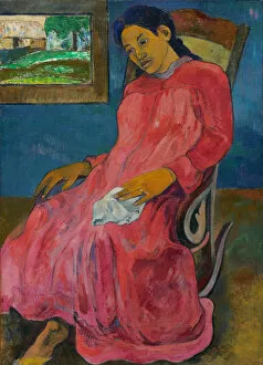 Faaturuma (Melancholic), 1891. Artist: Gauguin, Paul Eugene Henri (1848-1903)