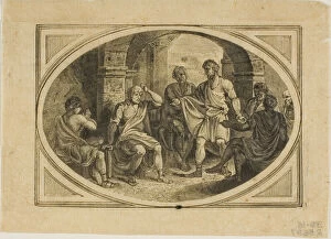 Aesopus Moralisatus Gallery: Fable: The Boasting Traveler, n.d. Creator: Thomas Bewick