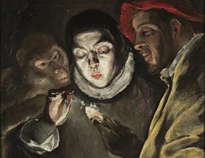 Mannerism Collection: The Fable, c. 1580. Artist: El Greco, Dominico (1541-1614)