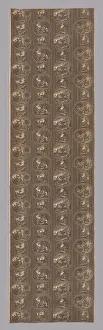 Jean Baptiste Oudry Prints: Fables of Fontaine Furnishing Fabric, France, c. 1815. Creator: Hartmann et Fils
