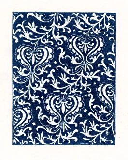 Dressmaking Gallery: A fabric pattern. 1843