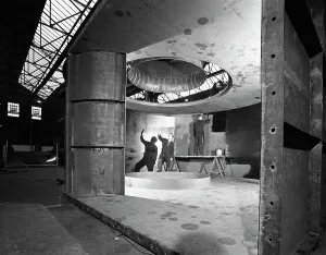 Fabricating a giant extractor fan, the Edgar Allen Steel Co, Sheffield, South Yorkshire, 1963