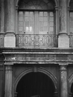Facade of the Cabildo, the old Spanish town hall, New Orleans, between 1920 and 1926. Creator: Arnold Genthe