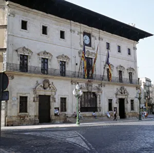 Arquitectura Prints: Facade of the City Hall of Palma de Mallorca
