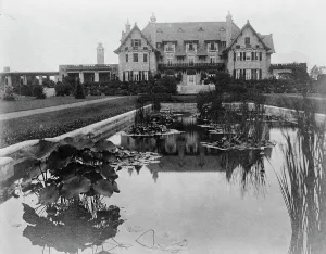 Water Lily Prints: Facade of home of Edmund Cogswell Converse