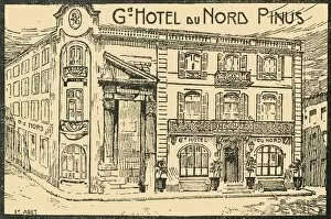 E Laget Gallery: Facade De L Hotel - Front of the Hotel, c1920s. Creator: E Laget