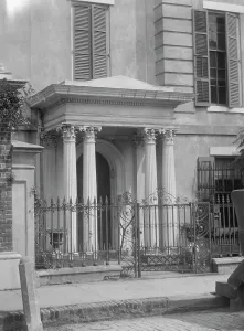 Multi Storey Prints: Facade of a multi-story house, New Orleans or Charleston