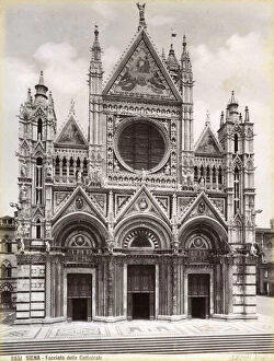 Print Collector17 Collection: Facade of Siena Cathedral, Italy, late 19th or early 20th century