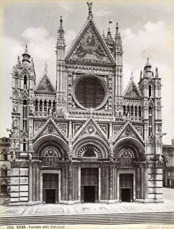 Pisano Prints: Facade of Siena Cathedral, Italy, late 19th or early 20th century