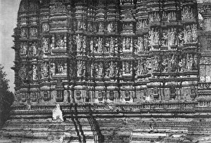 The Façade of the Temple of Kali at Kijraha, c1891. Creator: James Grant