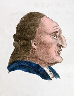 Johann Caspar Lavater Prints: The facial characteristics of a fiery