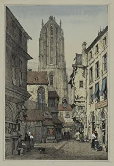 Facisimilies of Sketches made in Flanders and Germany: Dome, Francfort, c. 1833. Creator