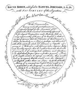 Isaac Pitman Prints: A facsimile of the plate in the first edition of Boswells Life of Johnson, 1907