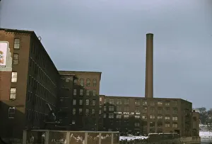 Factory buildings in Lowell, Mass. 1940 or 1941. Creator: Jack Delano