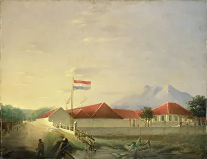 Enclosure Prints: A Factory on Jawa, 1851. Creator: Herman Theodorus Hesselaar