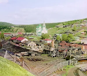 Urals Prints: Factory in Kyn belonging to Count S